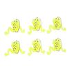 6PCS Durable PVC Frog Lure 4cm/3g Soft Frog Fishing Lures with Hook Lightweight Frog Bait Fishing Accessory