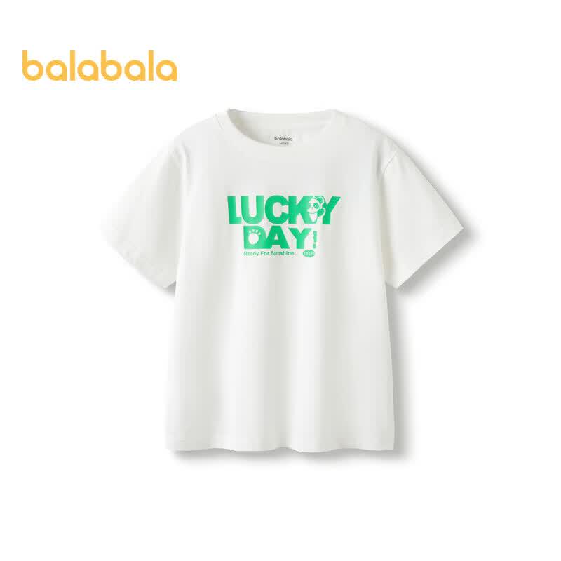 Balabala Unisex Kids' Cartoon Cotton T-Shirt