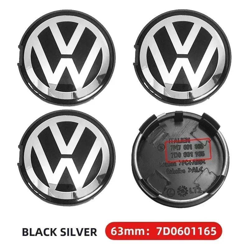 For VOLKSWAGEN VW GTI B6 2025 Hot For Volkswagen 4Pcs 56/65/66mm Car Wheel Center Hub Caps Cover Replacement Accessories For Vol