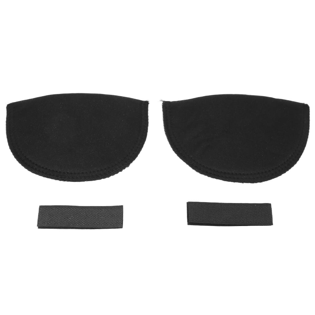 Shoulder Pads Soft Sponge Comfortable Anti Slip Reusable Thicken Shoulder Pads for Clothing Black