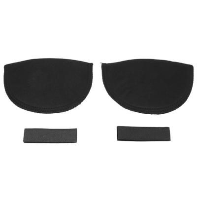 Shoulder Pads Soft Sponge Comfortable Anti Slip Reusable Thicken Shoulder Pads for Clothing Black