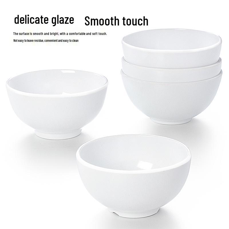 Melaminová sada čtvercových misek: Ideální pro Hot Pot, Omáčky, Rýži, Kaši a Polévku - Pro Komerční a Restauranční Použití.