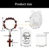  Spiritual Wooden Crosses Charm Bracelets Gift For Christening And Special Event