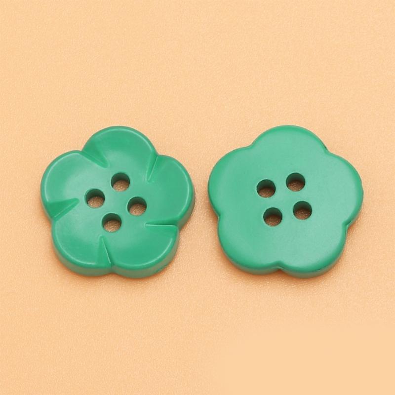 10 Stück Harzknöpfe Nähknöpfe Blumenform Knöpfe 4-Loch Knöpfe für Pullover Jacken Hosen Basteln Ersatz