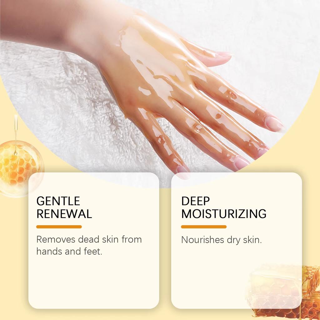 Exfoliating Hand Foot Mask Heel Cracked Repair Remove Callus Dead Skin Improve Rough Dryness Moisturizing Peeling Feet Care Mask
