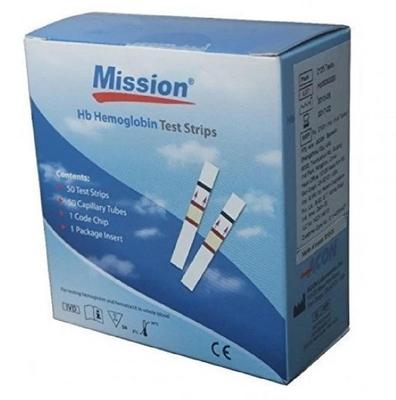 Mission HB Hämoglobin 50 Teststreifen