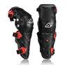 ACERBIS Knee Guards One Size Fits Most (Rough & Road) IMPACT-EVO 3.0 (Knee Protectors) Black/Red, (AC-21608)
