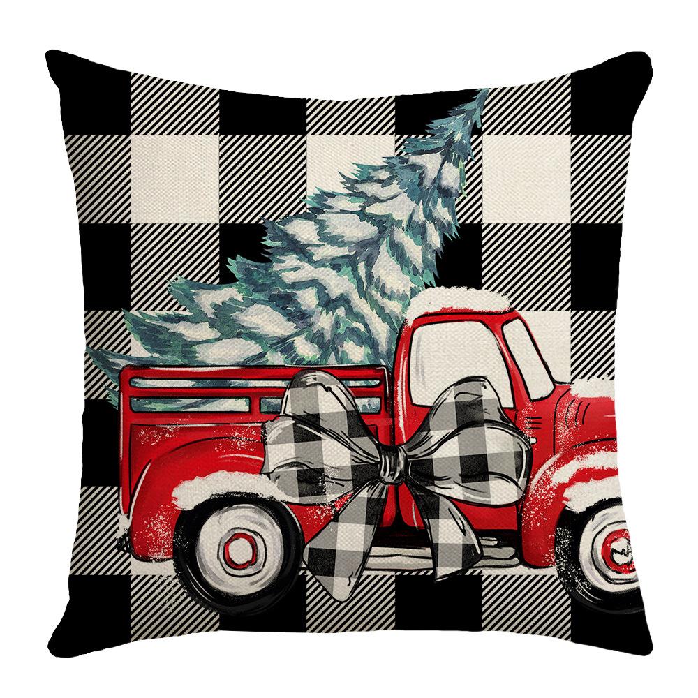 Nordic Simple Christmas Style Pillowcase Soft and Comfortable Sofa Cushion Bedroom Living Room Pillowcase