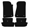 BASIC schwarze Velours-Fußmatten für: Jeep Wrangler JL 4 Türen (2017-)