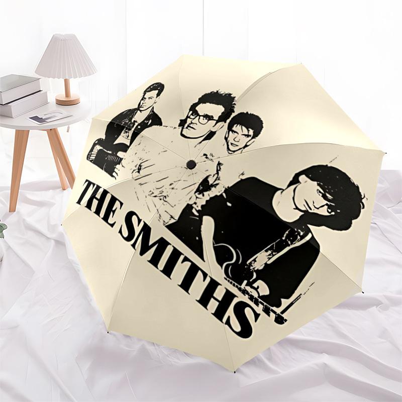 The Smiths Music Band Automatic Open/Close Umbrella   Compact Travel Umbrella, 8 Rib Heavy Duty Construction, Ideal Gift, 175