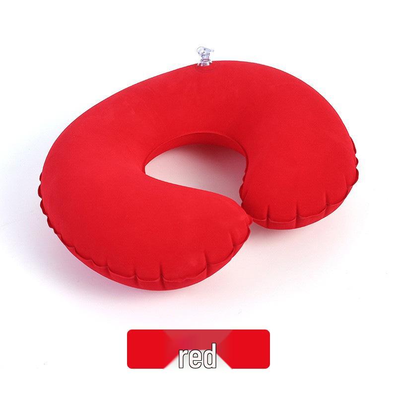 Automatic Inflatable Pillow: Portable Outdoor/Indoor Lumbar & Neck Support for Travel, Office Nap