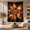 Decorative Tapestry,Hull City Football Printed Wall Art, Lightweight Wall Hanging For Bedroom Background