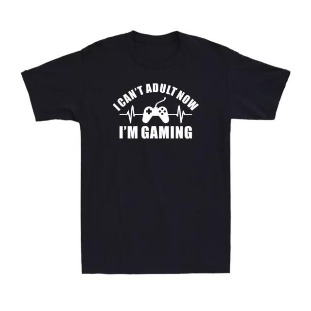 I Cant Adult Now Im Gaming Funny Gamer Gam Tshirt Premium M2xl Fast Shipping