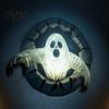 Resin Ghost Spooky Decor Break Out The Wall Halloween Decoration, Light Up Desk Accessories Horror Statue for Haunted House, Holiday Home Decorative