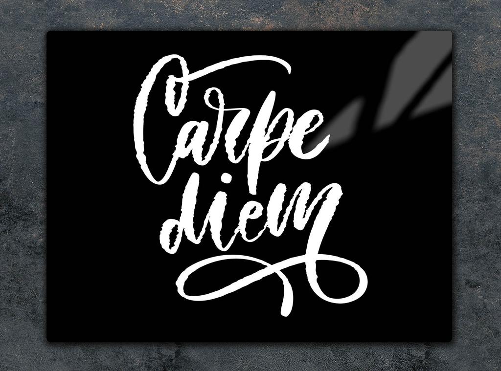 SZKLANA DESKA DO KROJENIA 52x40 CZARNA