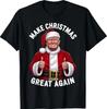 Make Christmas Great Again Xmas Funny Trump Pajamas Ugly T-Shirt