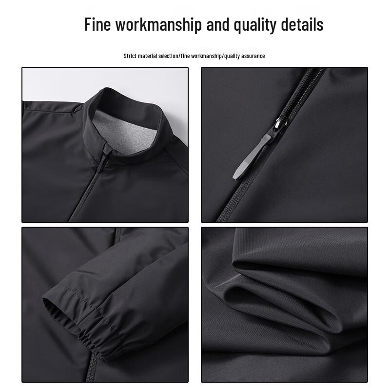 Men's Plus Size Stand Collar Casual Jacket