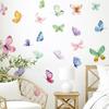 Waterproof Removable Watercolor Butterfly Wall Decals