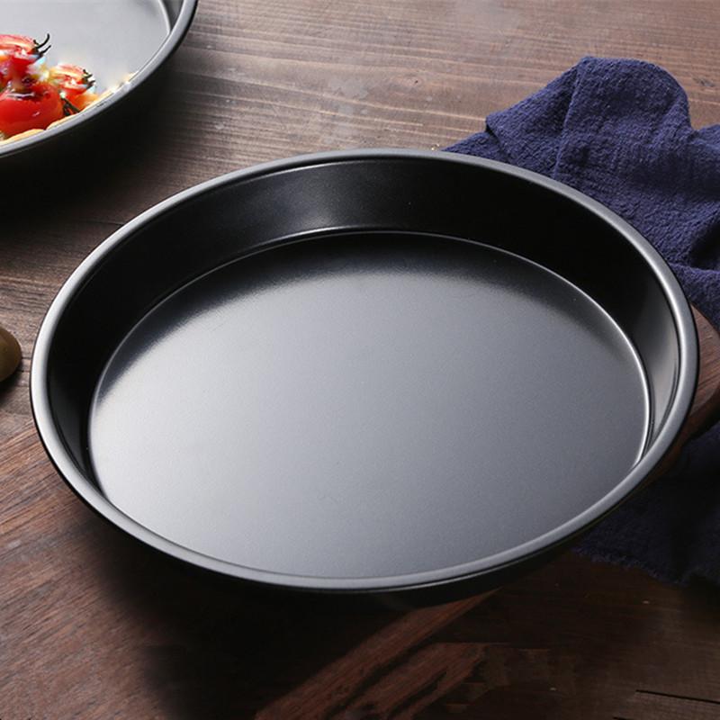 Round Nonstick Cake Baking Tray Oven Storage Plates Pan Mold for Bread Pizza Dishes Air Fryer Accessories Kitchen Utensils