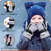 Hikenture Ski Gloves Thinsulate Double Waterproof Fleece Lining Snow Gloves for Kids and and Adjustable Perfect for Outdoor Winter and Kids' [3M