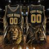 Trendy Animal Graphic Basketball Jersey For Men Custom Name Team Name Number Sports Tank Tops Loose Breathable Team Uniforms