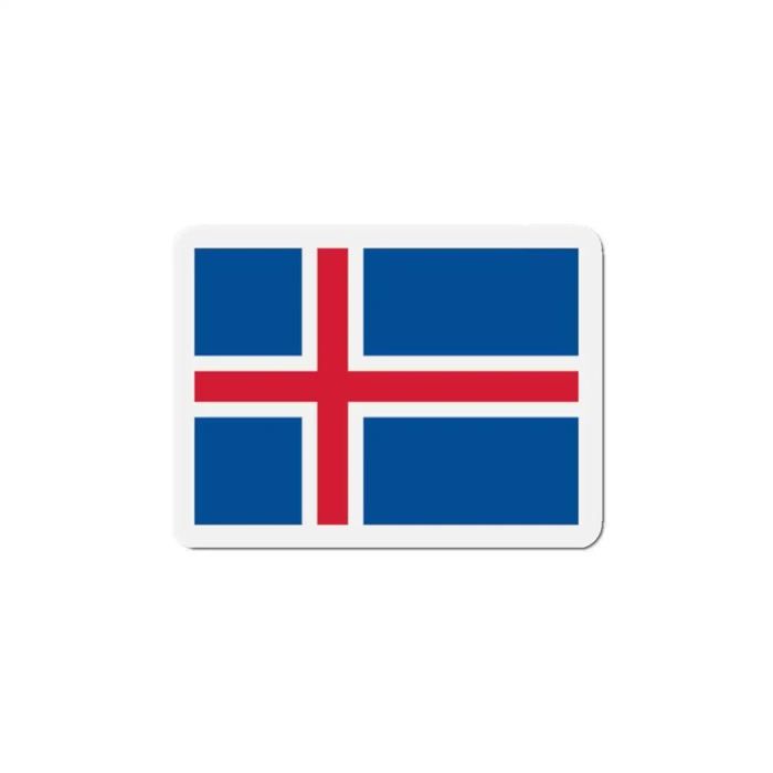 Aimant Drapeau Islande - Multicolore - 7 cm - 50 pièces - Résine synthétique - Mixte
