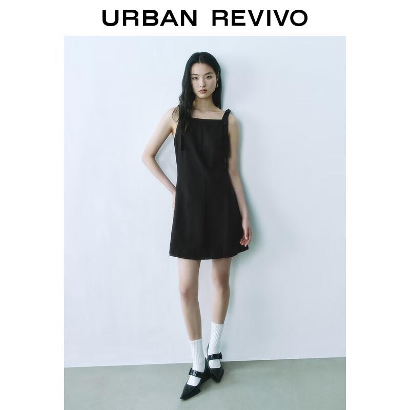 

UR 2025 Summer Women s Square Neck A-line Mini Dress S