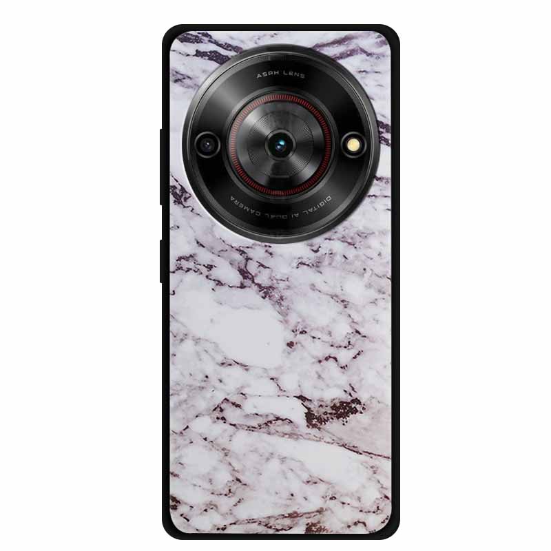 For ZTE Blade A75 5G Case Luxury Marble Silicone Soft Phone Cover for ZTE Blade A75 5G Protective TPU Back Shell Coque Capa A 75