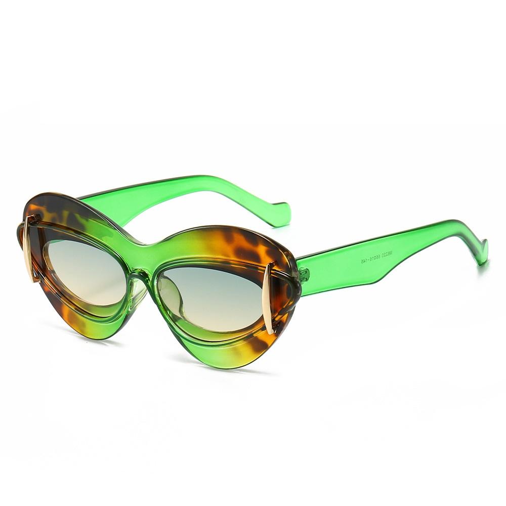 New Fashion Cat Eye Sunglasses Women Vintage Shades Brand Designer Luxury Sun Glasses Punk Uv400 Oversized Eyewear