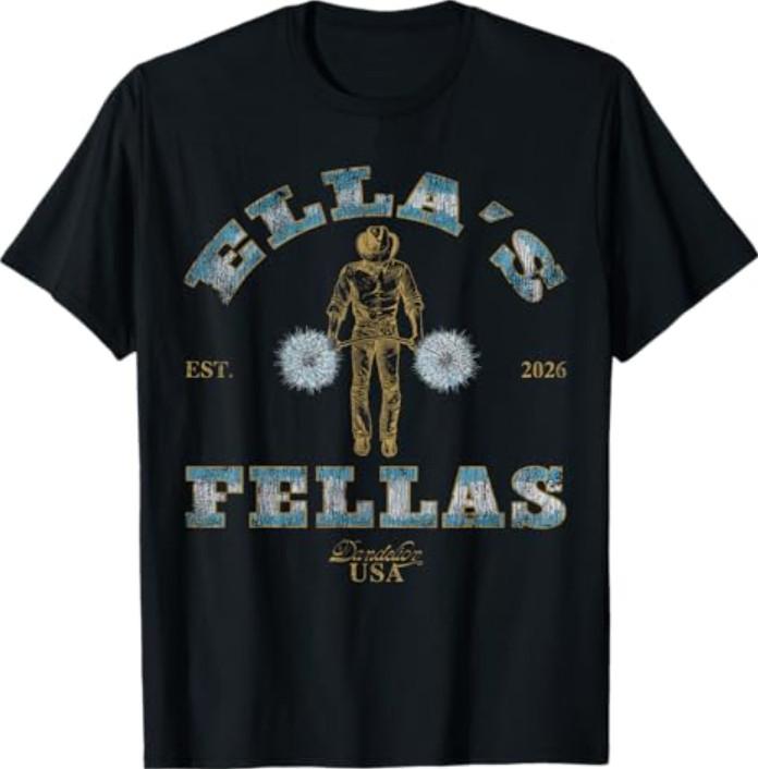 Elia's Fellas Western Cowboy Country Retro Vintage Funny T-Shirt