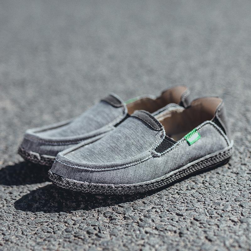 Large size canvas shoes summer new cloth shoes soil retro lazy casual shoes
