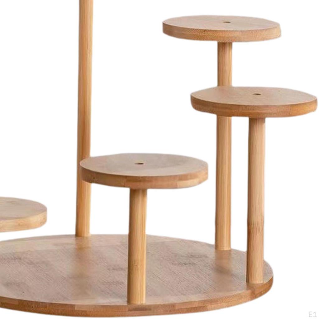 Moderner Holz-Pflanzenständer für die Heimdekoration