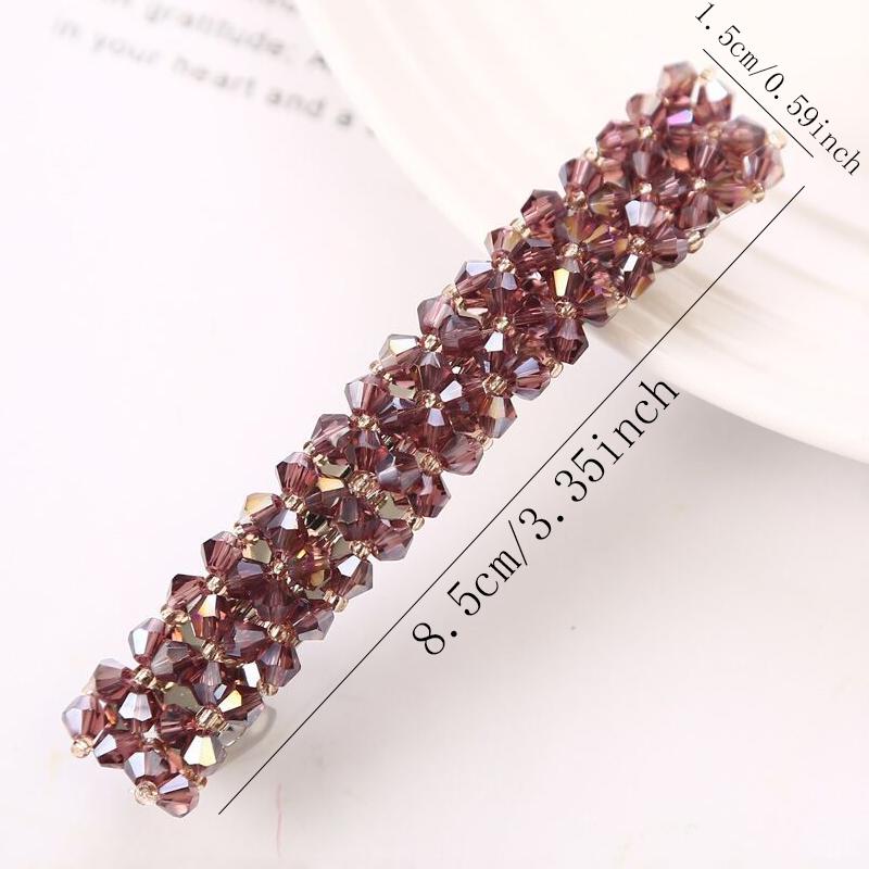 New Korean Elegant Hairpins Hairgrips Crystal Rhinestone Barrettes Hair Clips For Women Girls Hair Accessories