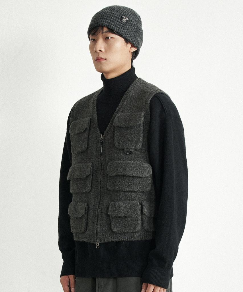 Helement Brighton Knit Vest (Charcoal)
