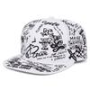 2026 New Fashionable Creative Baseball Hat Graffiti Letter Printed Hip Hop Hat Outdoor Leisure Sunshade Hat Unisex Flat Edge Hat
