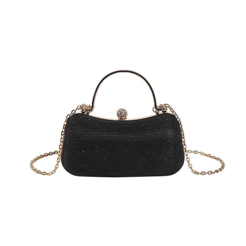 Autumn New Style Evening Party Clutch Gentle Ladylike High-end Light Luxury Niche Evening Dress Bag Single Shoulder Bag Women
