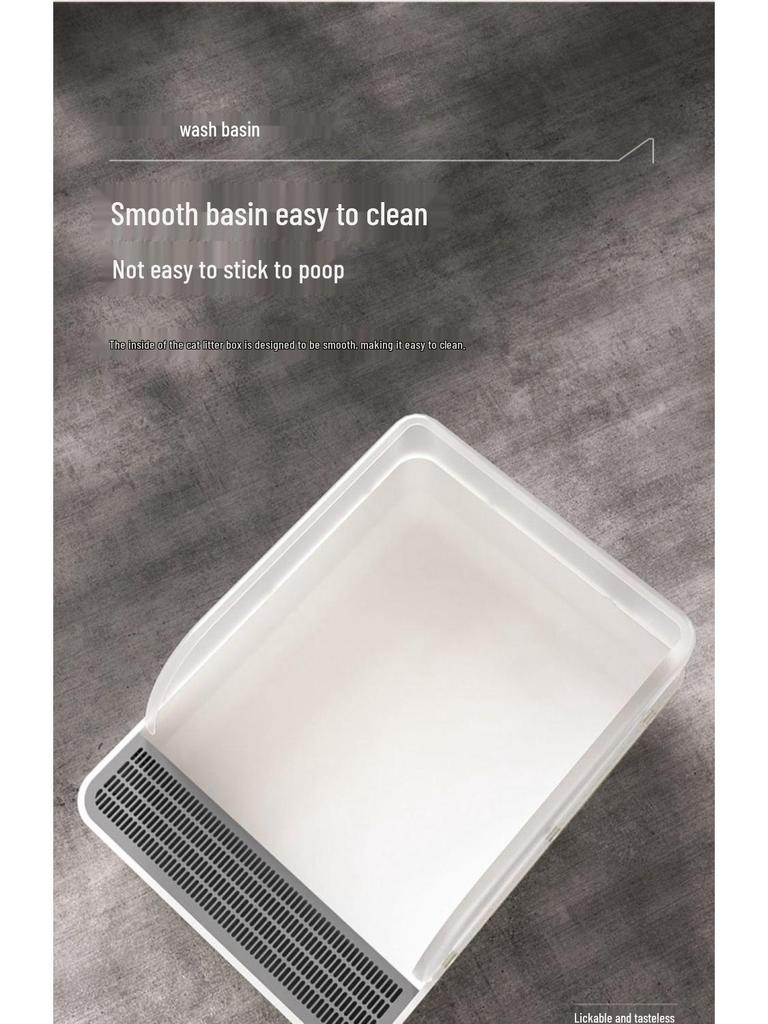 Extra Stor Halvstängd Lukttät Kattlåda Set