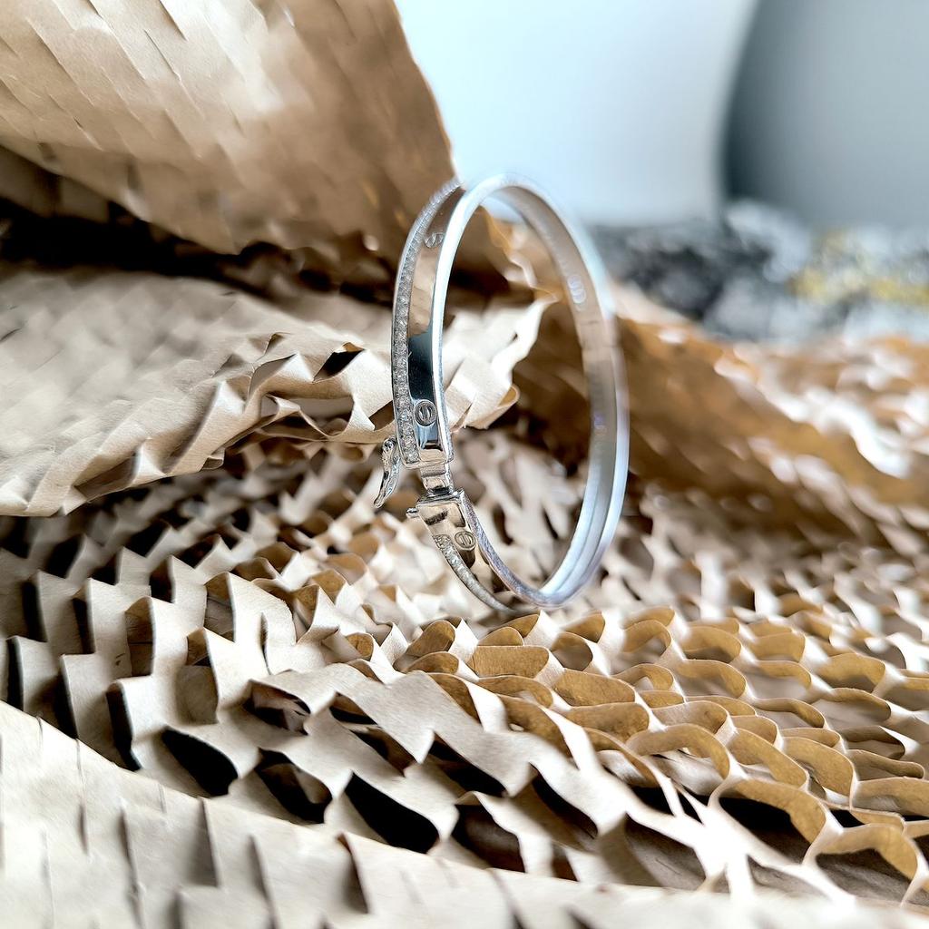 Silver Bracelet with Cubic Zirconia, Product Weight 14.04 G (2160649)