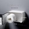 ecoco Wall-Mounted Bathroom Tissue Holder with Storage Shelf