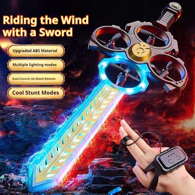 Hot Gesture Remote Control Flying Sword Flying Aircraft Flying Sword Stunt Aircraft Rolling One Key Lift Boy Christmas Toy Gift