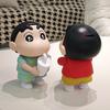 Shin-chan Lamp Toy Crayon Shin-chan Light Ornament Reading Light Funny Gifts Glow in The Dark Cartoon Lamp Decorations