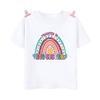 Promoted To Big Sister Printed Baby Announcement Shirt Kids TShirt Children Short Sleeve Tops Girls Tee Shirts Summer Clothes