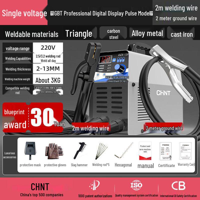 Portable Dual Voltage DC Welder 220v/380v for Home & Industrial Use