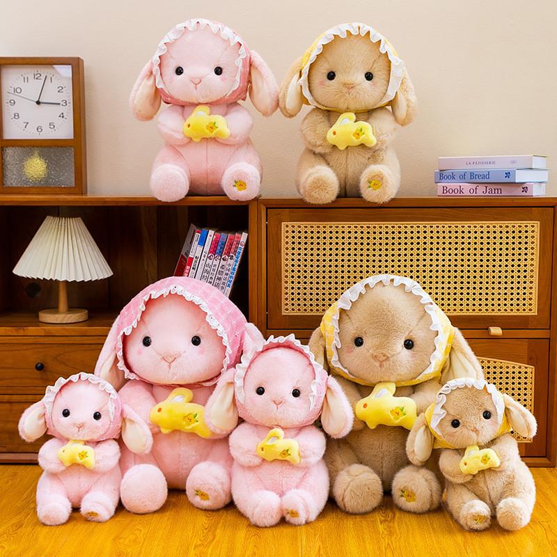 Baby Bunny Plush Toy With Pp Cotton Filling For Infant Sleep And Comfort