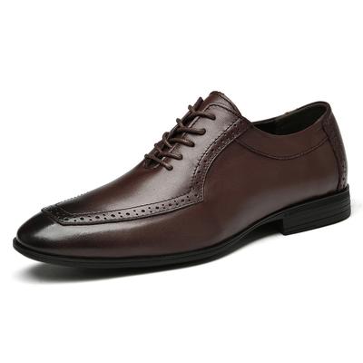 Genuine Leather Shoes Men Brand Oxford Men Shoes Fashion Luxury Dress Shoes Men Formal Shoes Elegantes Groom Shoes High Quality