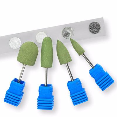 Punta per Trapano per Nail Art in Silicone Fresa Professionale Verde Strumenti per Unghie per Macchina Elettrica