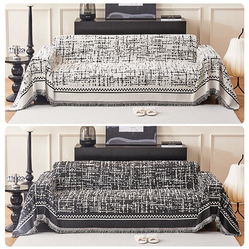 Nordic High-Grade Sofa Towel Full Cover Cloth Chenille Non-Slip Sofa Cover Universal Cover Four Seasons Universal Dustproof Seat Cushion