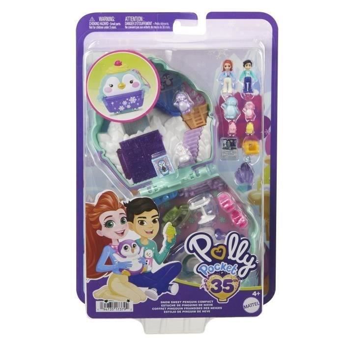 Polly Pocket-Pingouin Des Neiges-Coffret Avec Figurines HRD34