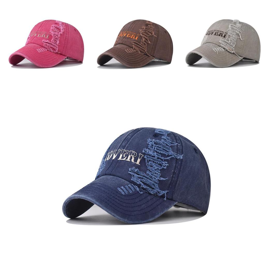 Coveri Vintage Baseball Cap With Embroidered Pattern For Summer Outdoor Casual Wear