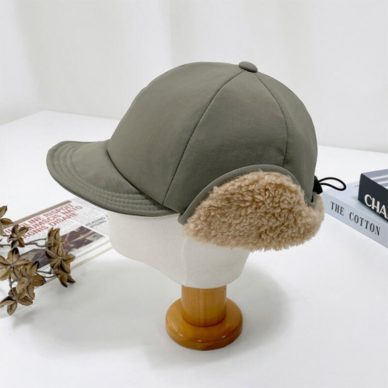 

Женские меховые наушники, Шапка-ушанка с защитой для глаз C6543_Black